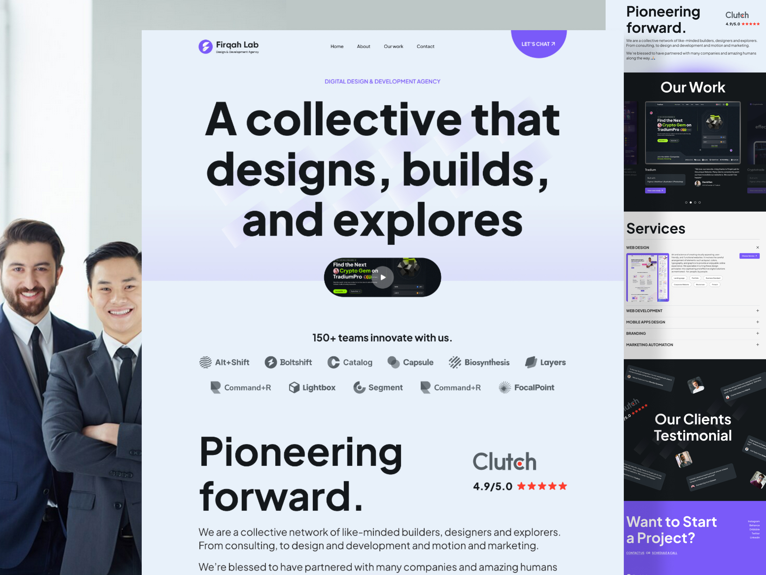Example of Agency Landing Page | Digital Agency 