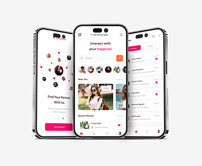 Dating App datingapp figma typography ui ux