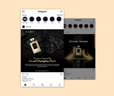 Premium Fragrance Social Post ads fragrance graphic design instagram post motion graphics perfume post premium fragrance social media post social post