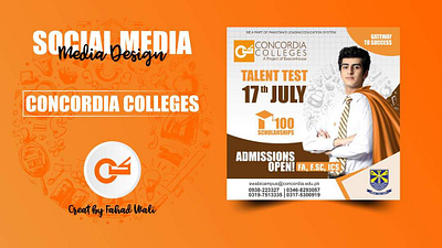 Concordia Colleges Design branding design graphic design illustration