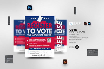 Vote Register Flyer Template aam360 aam3sixty class president candidate election election campaign election campaign template flyer template political campaign register to vote registration student council candidate vote vote campaign voter voter registration voting campaign