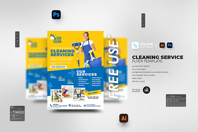 Cleaning Service Flyer aam360 aam3sixty branding clean and fresh cleaning company ad cleaning flyer template cleaning services flyer commercial cleaning flyers flyer template free flyers