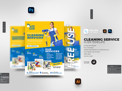 Cleaning Service Flyer aam360 aam3sixty branding clean and fresh cleaning company ad cleaning flyer template cleaning services flyer commercial cleaning flyers flyer template free flyers