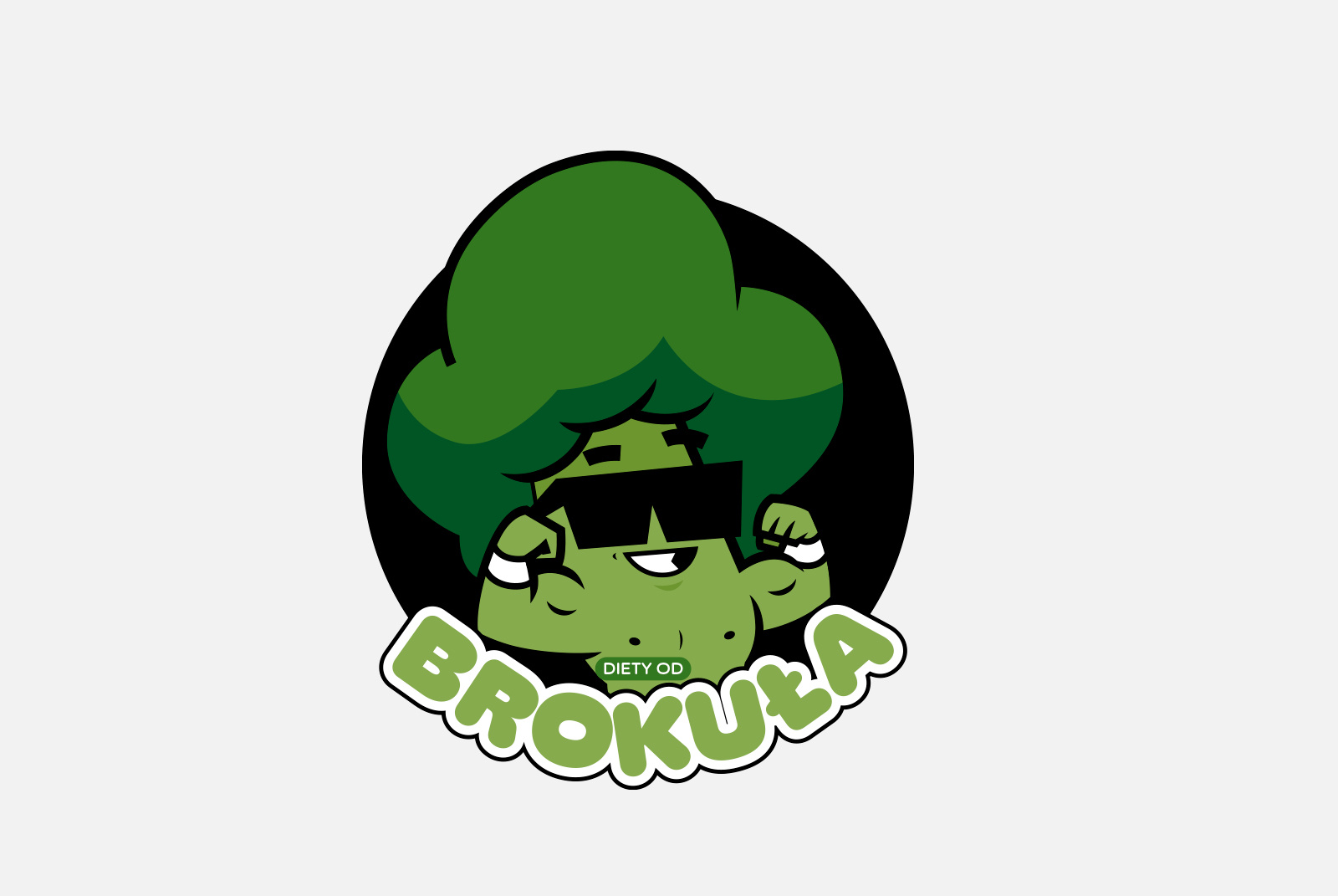 Diety od Brokuła branddesign branding character characterdesign design illustration logo logodesign vector