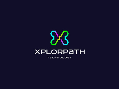 XplorPath Logo Design, Technology Logo Design, Letter H + X best logo dribble best technology logo brand identity branding butterfly h logo h logo design logo logo design logodesigner logos logotype minimalist logo modern logo tech technology technology logo x logo x logo design xplor