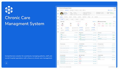 Chronic Care Management System chronic care chronic care management system doctor doctor dashboard ehr emr figma healhcare workers healthcare healthcare software healthui hmis hospital software medical record patient patient dashboard telemedicine uiux