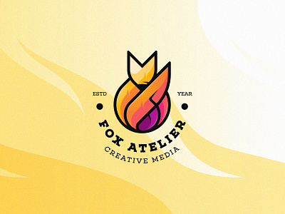 Fox Logo absolute animal branding business character company computer corporate creative element entertainment fox growth identity logodesign media modern technology trendy