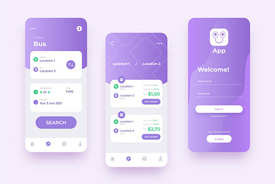 Transport App Ui Design app appdesign appui appuidesign branding design ui uidesign ux