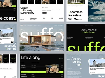 Suffo - Real Estate Landing page 3d animation apartement apartment appartt architecture branding graphic design house houses housing landing page logo property real estate realty rent ui web design website