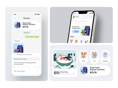 PawPal - Pet Shop Mobile APP app design clean design dog app medical mobile app pet app pet care petazy petcare petecommerce pethealth petmedicine petshop ui uiux ux vet veterinary