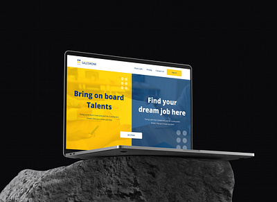 Salesmonk Web | Hire and find job design designing figma graphicdesign uidesign uiux webdesign