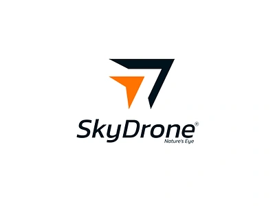 SkyDrone - Nature's Eye - Logo Design Concept branding graphic design logo