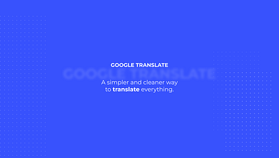 Google Translate branding logo ui