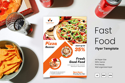 Fast Food Flyer Template Design 🍔 cafe flyer fast food flyers food flyer food leaflet food menu flyer food menus food promotion menu design mockup modern menu poster restaurant restaurant flyer restaurant promotion restaurant template web design