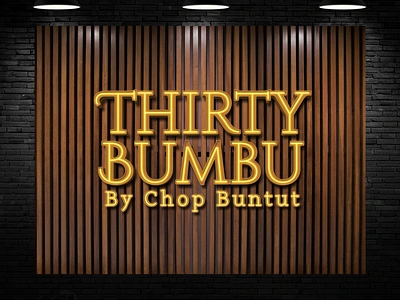 Thirty Bumbu branding design design graphic logo typography