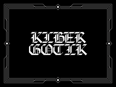 KIBERGOTIK 〔TYPOGRAPHY〕〔LOGOTYPE〕〔FONT〕 androaki cyber font cybergoth cybergoth letter logo cybergothic cybergothic logo cyberpunk cyberpunk design cyberpunk logo futuristic futuristic logo geometric logo gothic gothic font gothic logo gothic typography guturistic typography techwear techwear logo typography