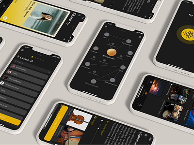 The Audio Exploration App - SoundGene appdesign audioanalysis audioapp audiograph designinspiration digitalmusic innovationaudio interactiveaudio mobileapp musicdiscovery musicresearch musictech soundconnection soundexploration soundgene soundhistory soundinfo soundmapping uiux userexperience