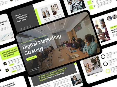 Digital Marketing Presentation business presentation design digital marketing graphics design pitch deck ppt presentation social media marketing