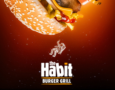 Creative Advertising For The Habit Burger Grill ad campaign ads advertising advertising design banner design brand awareness branding burger lovers burger promotion creative advertising food branding food photography graphic design grilled burgers habit burger post restaurant branding restaurant marketing social media ads social media post