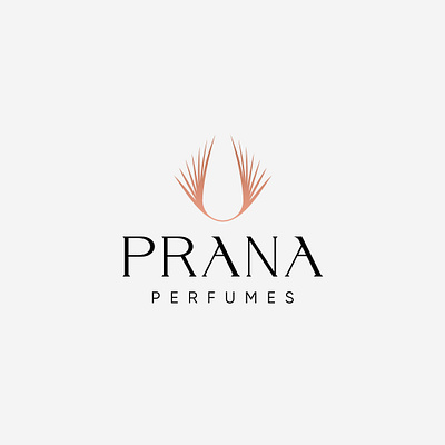 PRANA logo abstract beauty branding delicate logo graphic design logo luxury perfumes