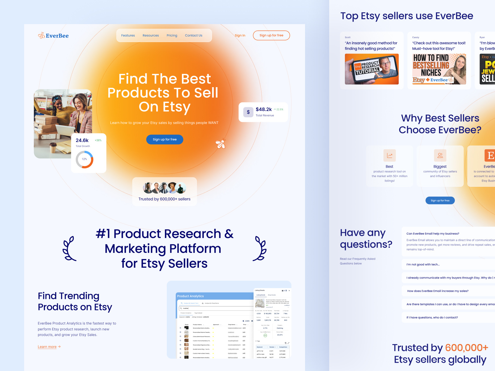 Example of Landing Page Design