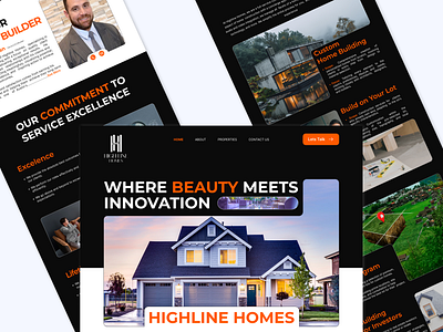 Architecture building website - landing page architecture design hero section landing page ui ui design ux ux design web page website