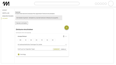 User Google Authentication appointment booking calendar kalendar termin