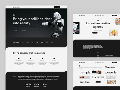 Agency & Classic Studio Website Template advertising agency branding studio consulting agency creative agency modern agency