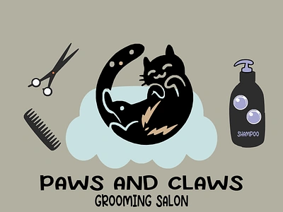 Pets Grooming Salon Logo animalgrooming branding brandingidentity creativelogo graphic design illustration logo logoconcept logocreation logoinspiration mockups moderndesign petcare petgrooming petgroominglogo petlovers petsalon product design professionallogo vector