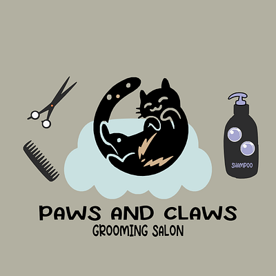 Pets Grooming Salon Logo animalgrooming branding brandingidentity creativelogo graphic design illustration logo logoconcept logocreation logoinspiration mockups moderndesign petcare petgrooming petgroominglogo petlovers petsalon product design professionallogo vector