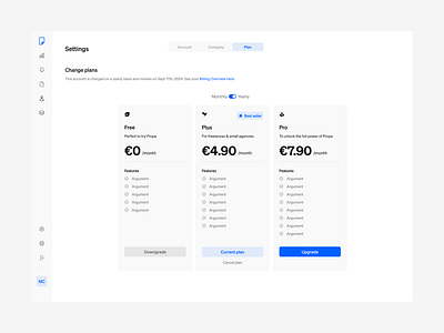 SaaS pricing figma invoicing light mode minimal pricing pricing plan saas ui ux