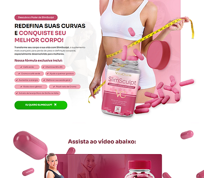 Landing page - Encapsulado afiliado elementor elementor pro encapsulado figma landing page marketing digital nicho black página de captura página de venda página de vendas site ui ux web designer wordpress