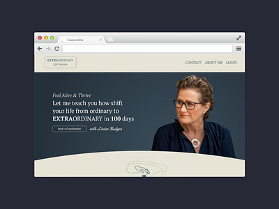Extraordinary Life Coach canva custom web design design designer figma html illustrator landing page mock up photoshop responsive design ui ux web design website website design