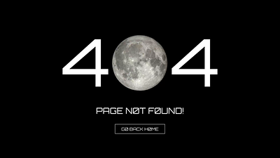 404 Page ui