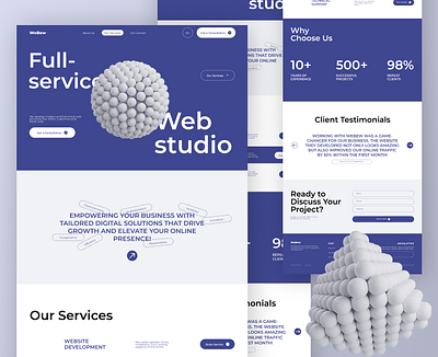 Web Studio Design design development motion graphics ui web website