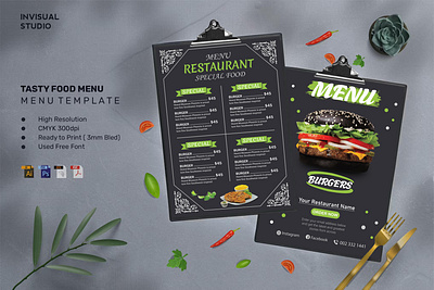 Restaurant Menu Design branding food food list graphic design menu menu card menu design menudesign price list restaurant restaurant menu restaurant menu design