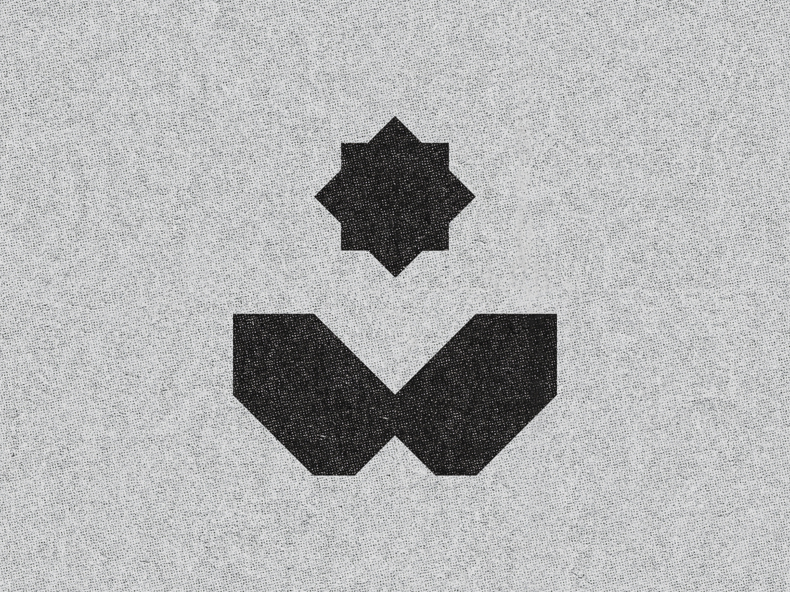 Logomark #001 (Retextured) abstract art artwork design digital geometric geometrical geometry graphic illustration logo mark minimal modern print shape symbol symmetrical symmetry vector
