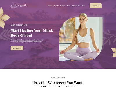 Replicated Yogastic Website automations branding canva captivatingdesign design gohighlevel gohighlevelfunnel highconversion illustration kajabi landing page salesfunnel ui websites yoga yogacoach yogafunnel yogapage yogasite yogatraining yogawebsite