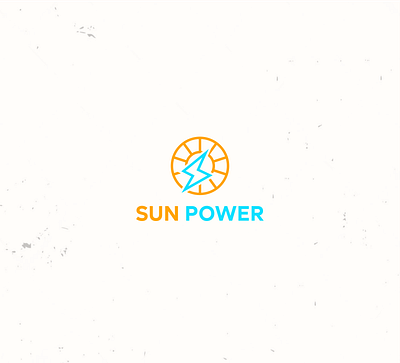 Solar Logo Design brand logo combination logo combination mark logo logo minimal logo minimalist logo power company logo sloar logo design solar logo sun power