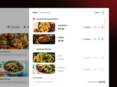 Mokolo: Food delivery - сart, checkout deliverymenu deliveryrestaurants development dinnerdelivered food food delivery foodtogo homedining no code no code development nocode orderonline quickbites takeoutoptions ui ui desing uidesign web design web development