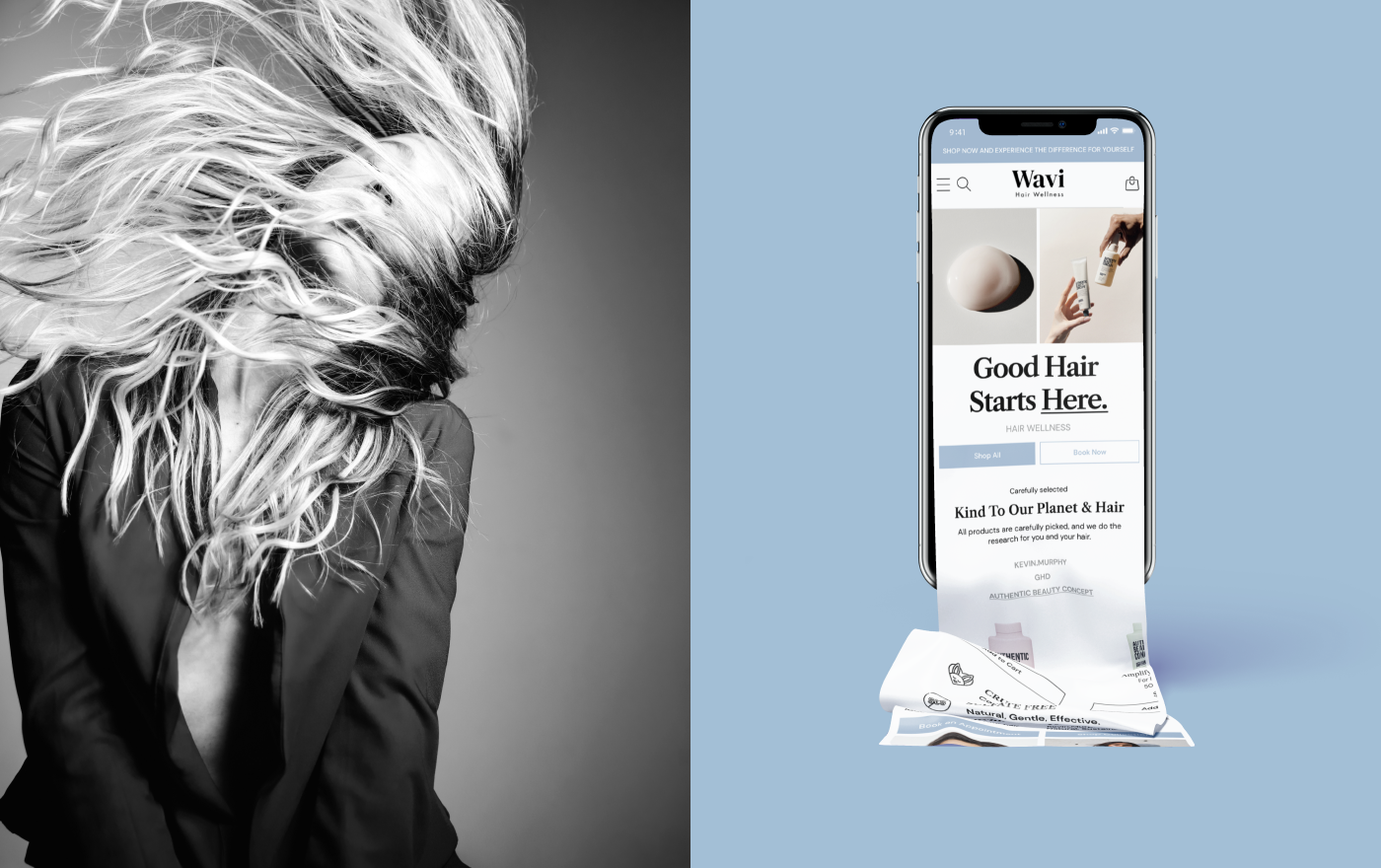 Example of Hybrid Store Design + Build On Shopify