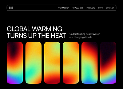 Global warming hero section global warming hero section ui ux web design website