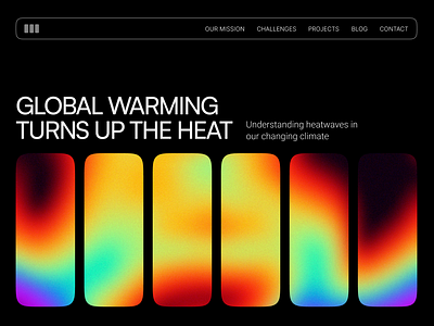 Global warming hero section global warming hero section ui ux web design website