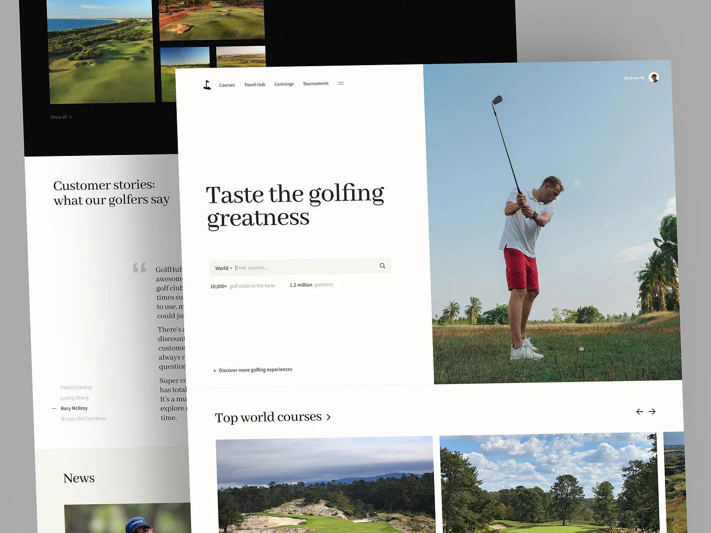 Elegant Golf Club Website Design: Elevate Your Online Presence