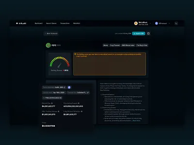 💎 InfluxAI - User Platform artificial intelligence auditing blockchain concept creative figma smart contract ui web3