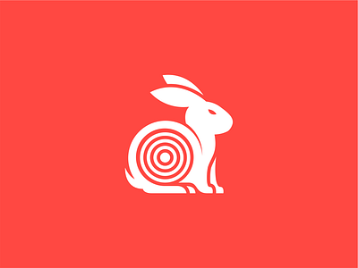 Rabbit Target Logo template