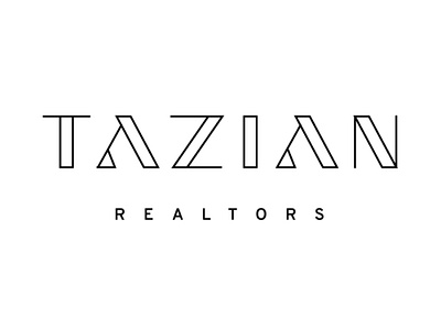 Tazian Logo Design - Initial Round branding identity logo vector