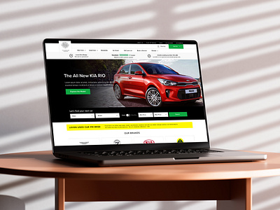 Car dealership website design automotive cars ecommerce magento ui web design