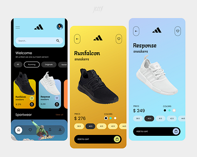 Adidas shoes ui