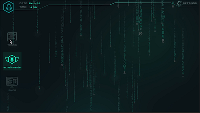 Hacker animation ui